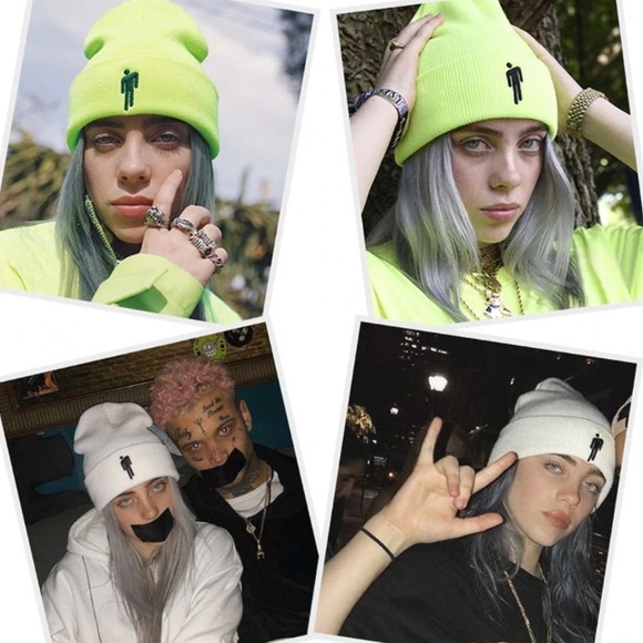 SALE 💓Fancyleo Billie Eilish Knitted Hat - Picture 2 of 4